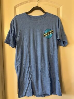 Blue Moon Short-Sleeve Blue Moon Tee in Light Blue